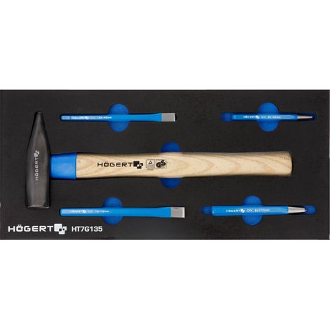 Ensemble d'outils Hogert HT7G135 5 unités
