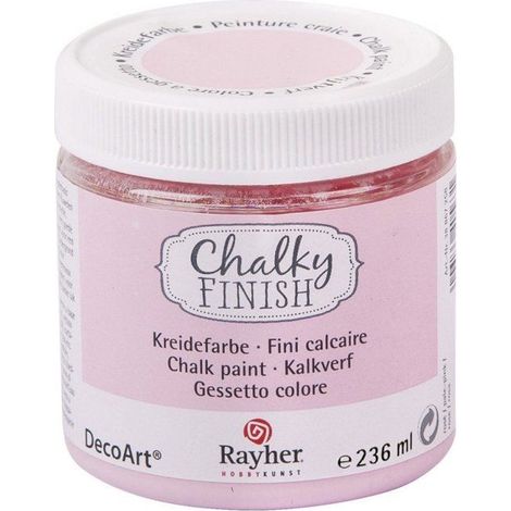 Peinture craie Chalky Pour Matériau poreux 236 ml Rosé