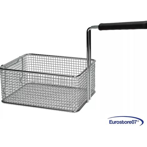 Cesto  friggitrice   professionale  con manico   235x200x100   BERTO'S (1/4)