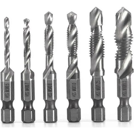 pièces M3 M5 M6 M8 M10 4341 Foret à tarauder composite plaqué titane-- (1/5)