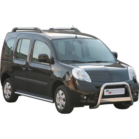 Pare-buffle Avant pour Renault Kangoo 2008-2013 63 mm en Acier Gris (1/5)