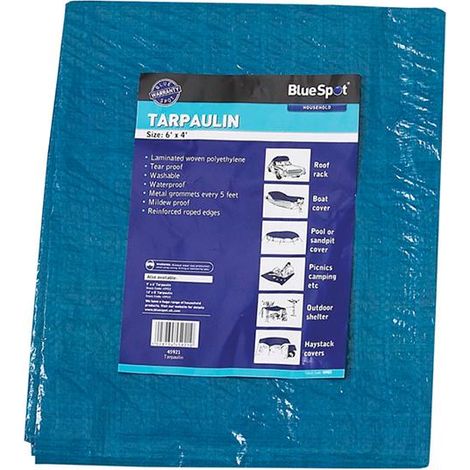 BlueSpot Tools 45922 Tarpaulin 1.9 x 2.9m (6 x 9ft) B/S45922 (1/3)