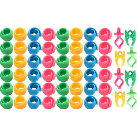56 pinces de maintien de bobine en silicone pour fil de canette, outils de broderie (1/5)