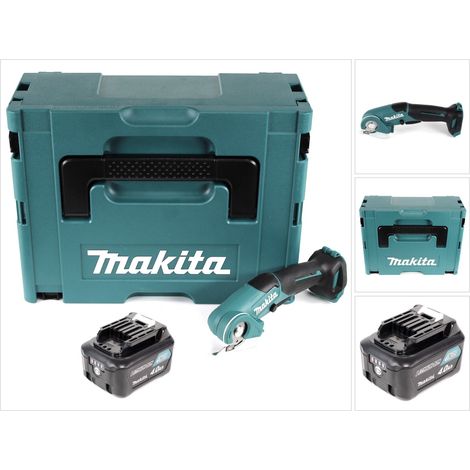 Makita CP 100 DM1J Cesoie universali a batteria 10,8 V Multi Cutter in Makpac + 1x batteria 4,0 Ah - senza caricabatteria