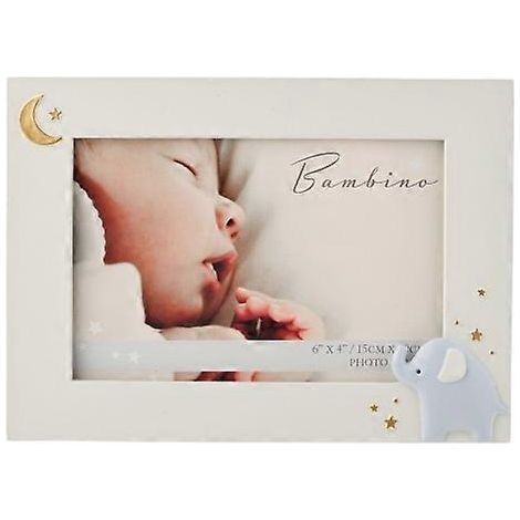 Cadre photo Bambino avec icône éléphant 6 x 4 - Taille unique - Blanc (1/4)