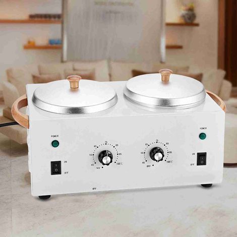 Chauffe-cire à paraffine chaude pour salon de spa, machine à cire dépilatoire à double pot pour salon et spa (1/5)