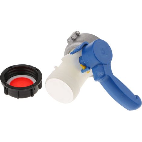Adaptateur de robinet IBC pour réservoir IBC - Raccord de tuyau - Adaptateur de vidange - Pièces de raccord de robinet de jardin - Raccord de tuyau d'arrosage (75 mm) (1/5)