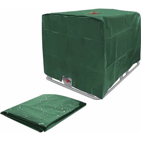 IBC-Abdeckplane für IBC-Wassertank, 1000 L Containerabdeckung, staub-, UV- und regendichte Schutzhülle (1/5)