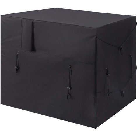 Pool heater cover, 210D waterproof cover for pool heat pump, for outdoor units, waterproof cover for pool heat pump (1/4)