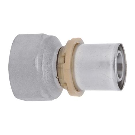 Niples Raccordo Dritto Femmina Pressare Pinzare per Tubo Multistrato Acqua 10PZ Femmina 3/4" 16mm