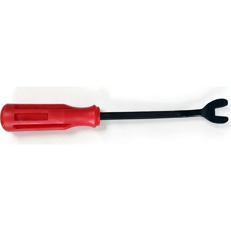 Destornillador de desmontaje de 6 pulgadas con mango rojo, herramienta para automóvil (1/5)