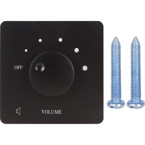 Potentiomètre de Volume 50W 5 Positions Contrôle Précision Haut-Parleur Maison Gris Sécurité Professionnelle (1/4)