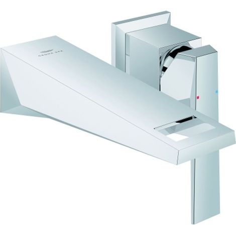 GROHE Miscelatore a 2 fori a muro per lavabo Allure Brilliant 29402 FMS sporgenza 161mm cromo, 29402000