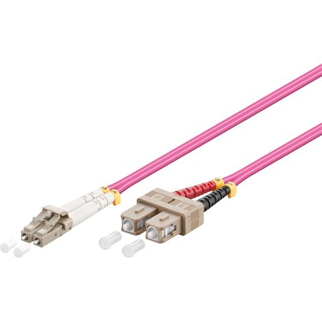 Goobay 95944 Cable de fibra óptica e InfiniBand LC SC Rosa