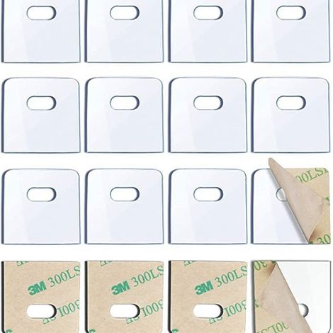 Kit de réparation pour lamelles de store vénitien 1 x 1 pouce (10 lamelles) - Pièces de rechange pour stores à faire soi-même, en cas d'usure. (1/5)