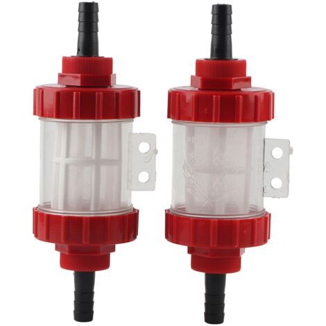Rosvola Filtre à sédiments, filtre à eau en ligne G1/2, connecteur d'irrigation, diamètre de tuyau de 1/2 pouces pour la filtration de pompe de jardin. (1/5)
