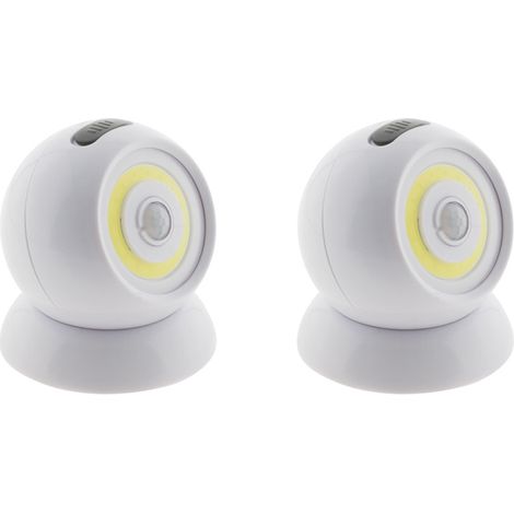 Lot de 2 veilleuses LED 2W avec détecteur de passage - Otio (1/4)