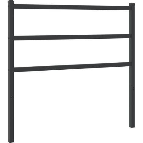Tête de lit，Panneau décoratif métal noir 100 cm CFW9500110 (1/5)