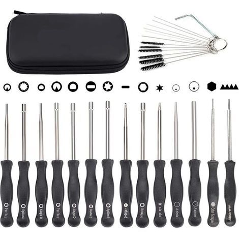 Lot de 14 outils de réglage de carburateur avec vis Vis à tête hexagonale pour petit moteur à 2 temps pour Poulan Remplacement pour Husqvarna pour STIHL pour Echo tronçonneuse Trimmer (1/4)