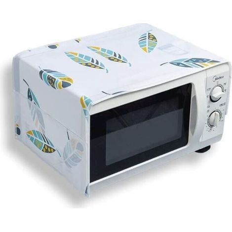Four à micro-ondes four multifonction Housse anti-poussière Housse anti-graisse avec protection de cuisine de poche (motif plume) 85cm×35cm(Cache-poussière uniquement) (1/5)