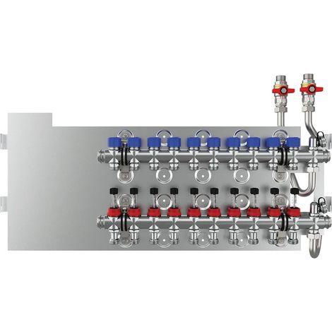 Vaillant Fußbodenverteiler für 10 Kreise für Wohnungsstationen N, H, D, 8000014428