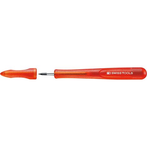PB Swiss Tools Reißnadel HM 4x135mm mit Kappe und Kunststoffgriff (1/2)