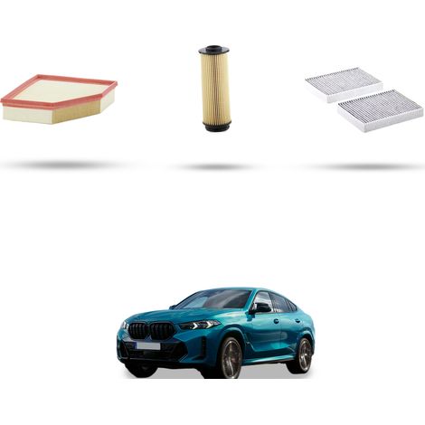 Kit tagliando 3 filtri compatibile con Bmw x6 (G06,F96)40i 250kw dal 2019 (1/5)