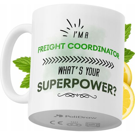 Lustige Kaffeetasse mit witzigem Textdesign für Frachtkoordinatoren – ideal für Geburtstage, Namenstage und Feiertage. Hochwertige Tasse für besondere Anlässe im Büro oder Homeoffice. Farbe: Weiß, 330