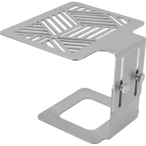 Support de pesée électronique pour machine à café, en acier inoxydable 304, hauteur réglable, couleur argent. (1/5)