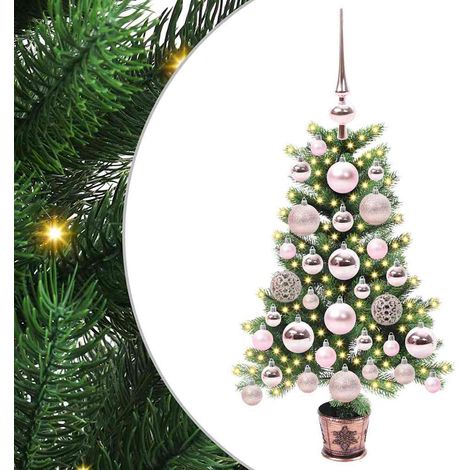 Weihnachtsbaum mit 150 LEDs mit Ständer Grün 65 cm PE (1/5)