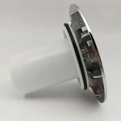 Capot Bonde De Douche Universelle, 90 Mm/115 Mm, Couvercle De Remplacement Pour Siphon De Douche, Fini Chromé (1/4)
