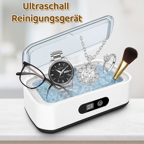 Professionelles Ultraschall-Reinigungsgerät Automatisch Ultraschallreiniger für Zahnprothesen und Uhren, für Schmuck und Brillen (1/5)