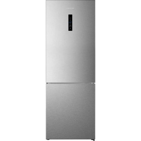 Cecotec Frigorífico Combi 2 Puertas Bolero CoolMarket Combi 495 Inox E. 495 L, Altura 200 cm y 70 cm Ancho, Bajo Consumo, Sistema Multi Air Flow, total No frost, Multi Cooling (1/4)