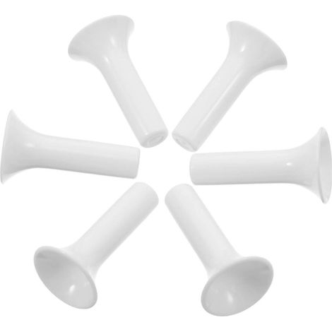 Lot de 100 bouchons rapides blancs pour tuyau d'arrosage 1/4 pouce système d'irrigation extérieur (1/5)