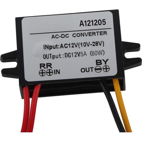 Konverter AC 10-28V vs DC 12V, Modul AC-DC (5A) (1/5)