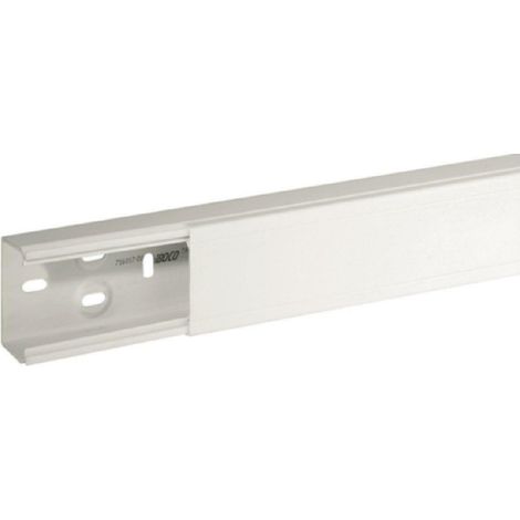 Canale Porta Apparecchi Bianco Con Cop. 60X40 (2Mt) ( Bocchiotti Cod. B01848 )