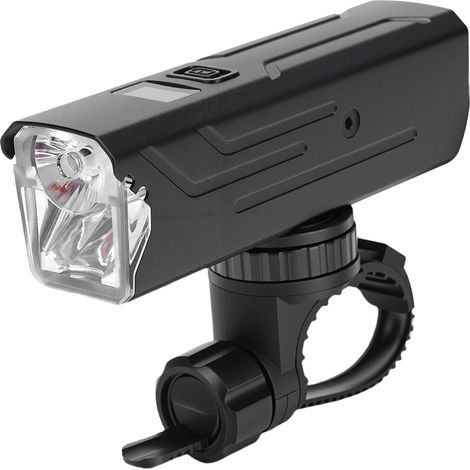 Éclairage vélo lumineux étanche, rotatif à 360°, rechargeable par USB, avec fonction batterie externe pour les sorties nocturnes. (1/5)