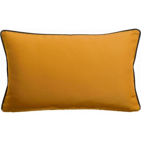 Coussin d'Extérieur Uni Décoratif pour Jardin et Terrasse Bronze 30 x 50 cm - PANGIVO