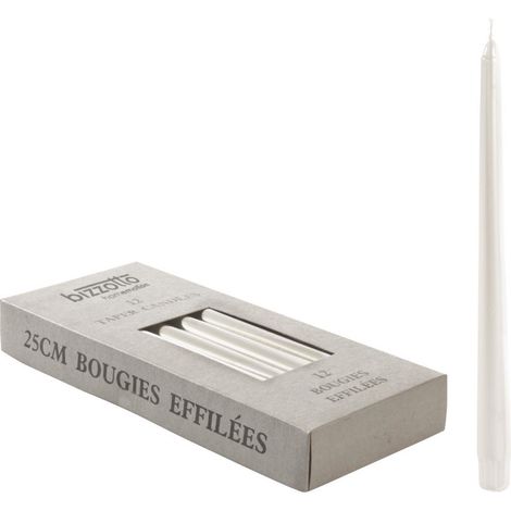 CANDELA LUX BIANCO CONICA H25BIZZOTTO SET 5 PEZZI - BIZZOTTO ANDREA (1/2)