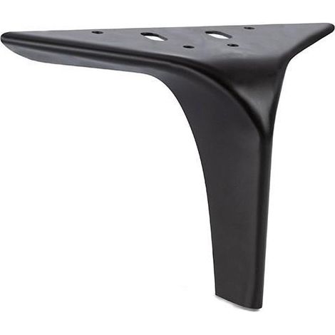 Q&Q pata metálica modelo clark h120 acabado negro mate , La pata metálica modelo Clark es ideal para sofás y muebles, fabricada en metal duradero con una alt