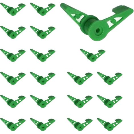 20-teiliges Pflanzenbiege-Set, 360 Grad verstellbar, Astbiege-Clip, DIY-Werkzeug, Trainingsclip, für Kletterpflanzen, Blumen und anderes Gartenzubehör. (1/4)