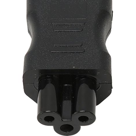5 adaptateurs IEC320 C6 vers C5, cordon d'alimentation pour ordinateur, connecteur de prise pour châssis PDU, ordinateur portable, onduleur (1/5)