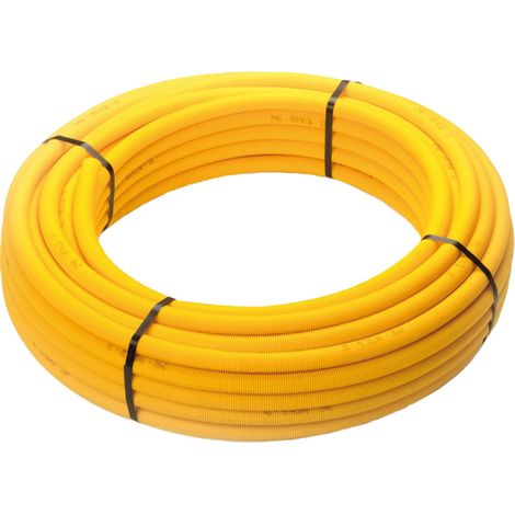 TUBO MULTISTRATO RIVESTITO CORRUGATO PER GAS PE-XB/PE-XB - Ø16X2 - SPESSORE GUAINA CORRUGATO 5MM - STO