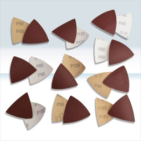 Schleifblätter Set für Dreieckschleifer 100-tlg. Schleifpapier Deltaschleifer (1/5)