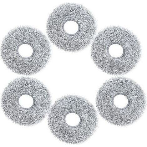6 Lingettes pourX10/S10 Plus/L10S UltraMicrofibre Améliorée, Douce, Lavable et Réutilisable Chiffons (1/5)