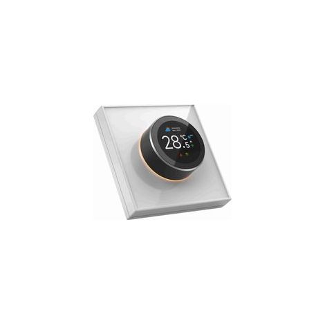 Termostato inteligente WiFi para agua caliente/calefacción por suelo radiante/caldera – Pantalla de 1,32″, 7 colores LED, compatible con Tuya