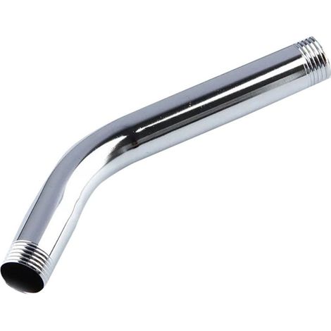 Coude De Douche - Raccord En Acier Inoxydable G1/2 - Pour Orientation Haute Du Jet - Longueur 15 Cm - 1 Pièce (1/5)
