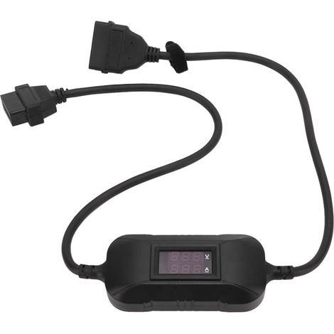 Câble adaptateur pour scanner OBD2 12-24 V, compatible X431, Easydiag 2.0/3.0 et GOLO, résistant à la chaleur, pour camions lourds diesel, noir (1/5)