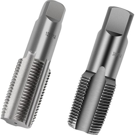 Lot de 2 tarauds filetés avec tarauds de 1/2\\ (1/5)
