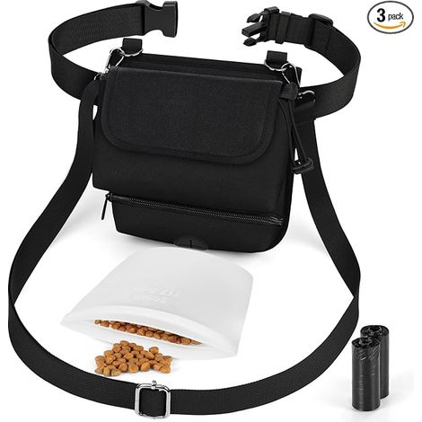 Dog Treat Bag Accessories with Pouch for Dog Treats and Bags for Treats Training Walks Travel Training